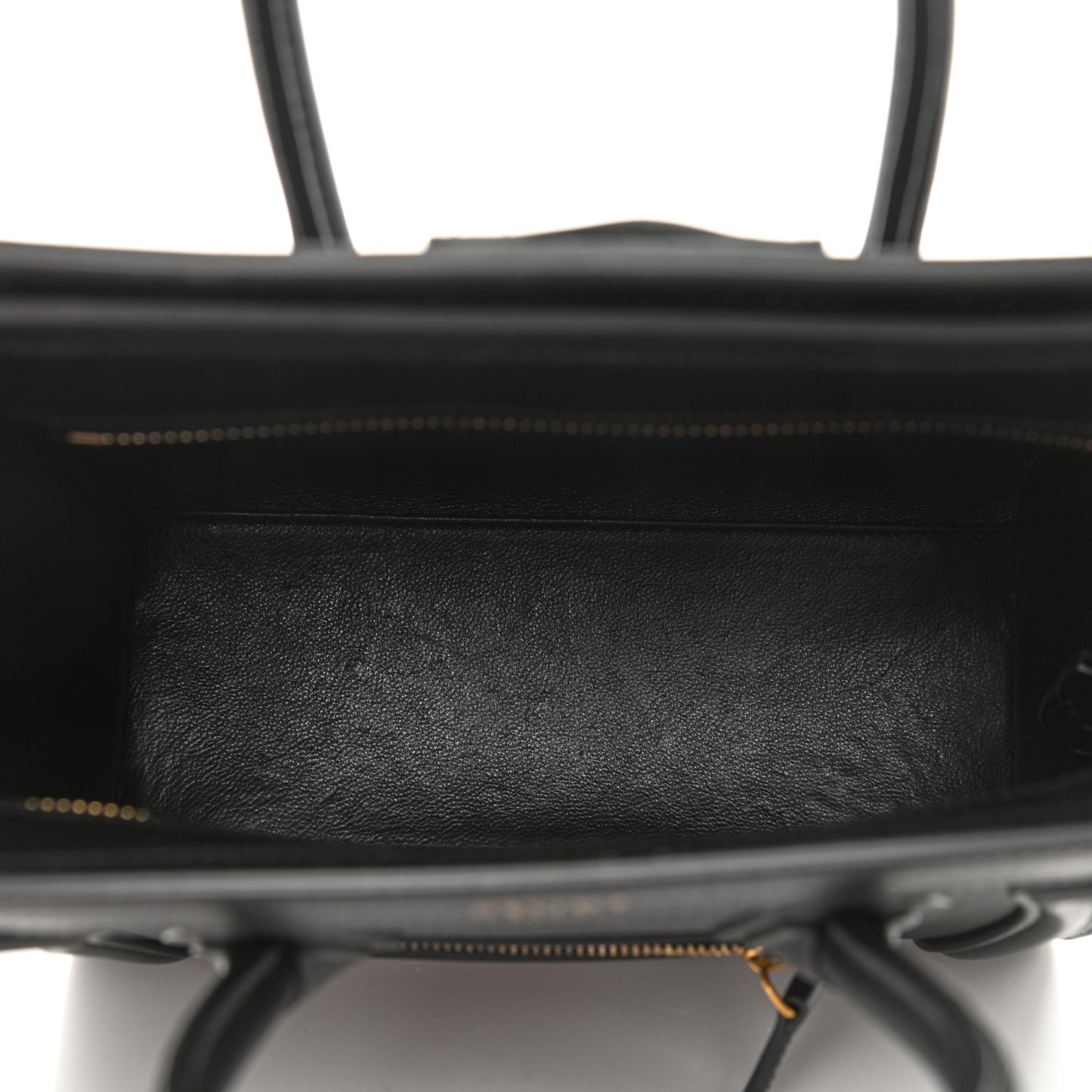 Smooth Calfskin Nano Luggage Black