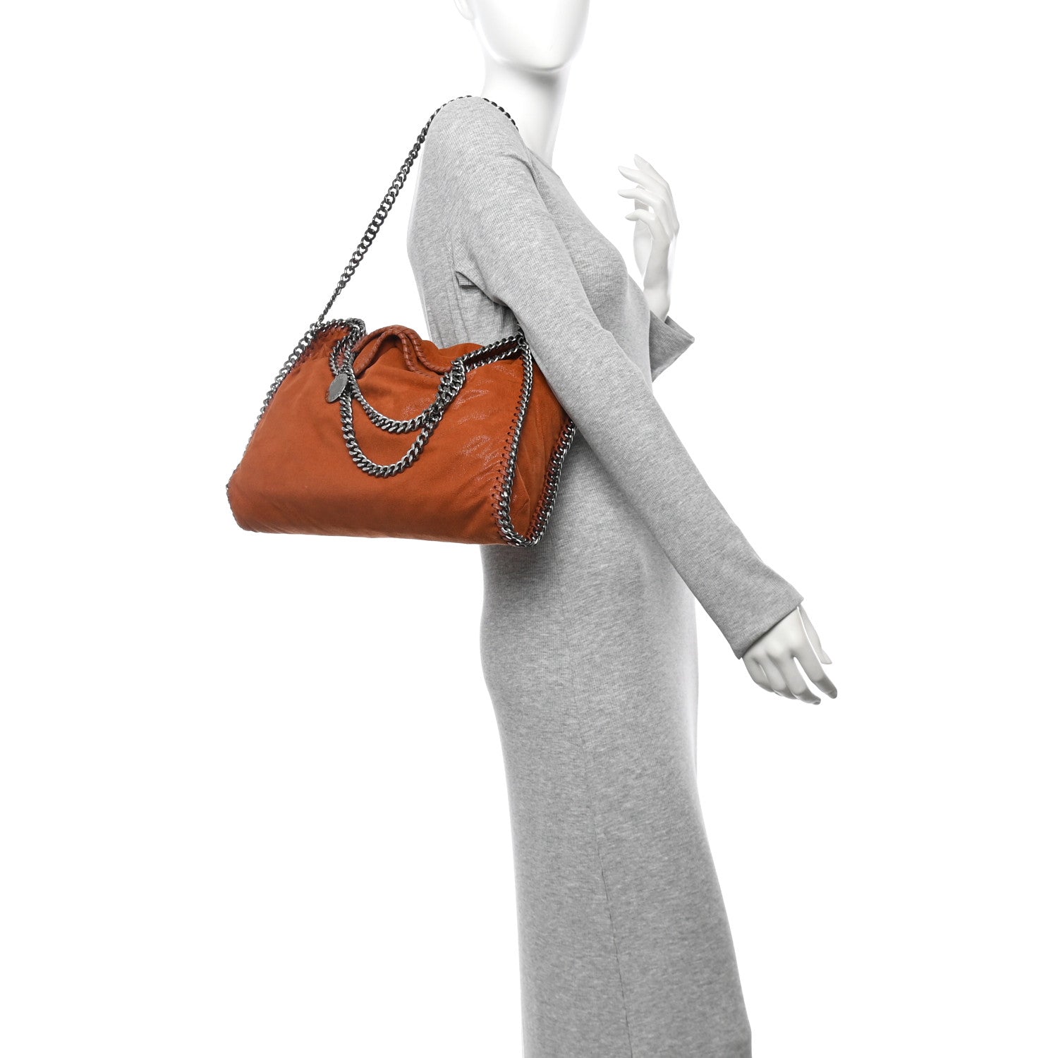 Stella McCartney Shaggy Deer Falabella Fold Over Tote Brandy 2 of 11
