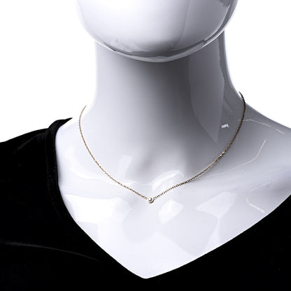 Cartier 18K Pink Gold Diamond SM D'Amour Pendant Necklace 2 of 6