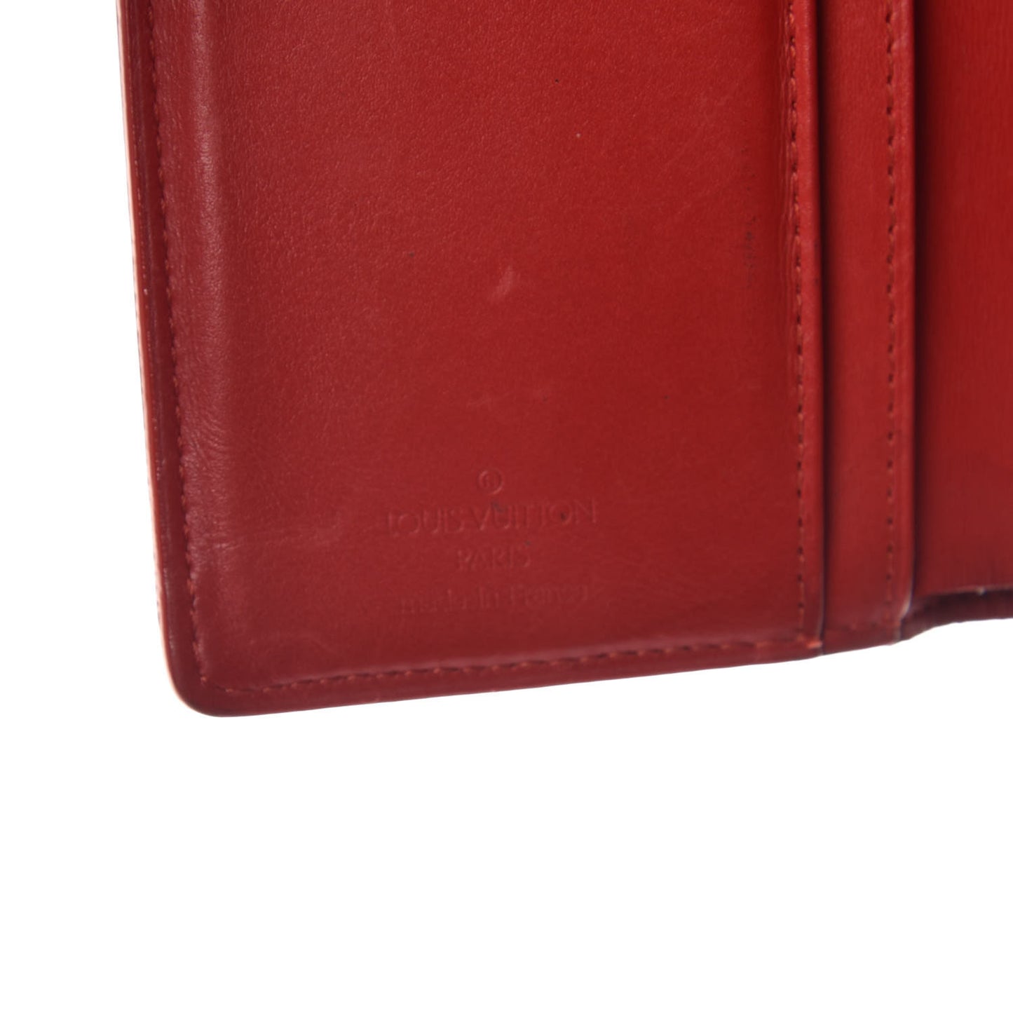Vernis French Purse Wallet Red