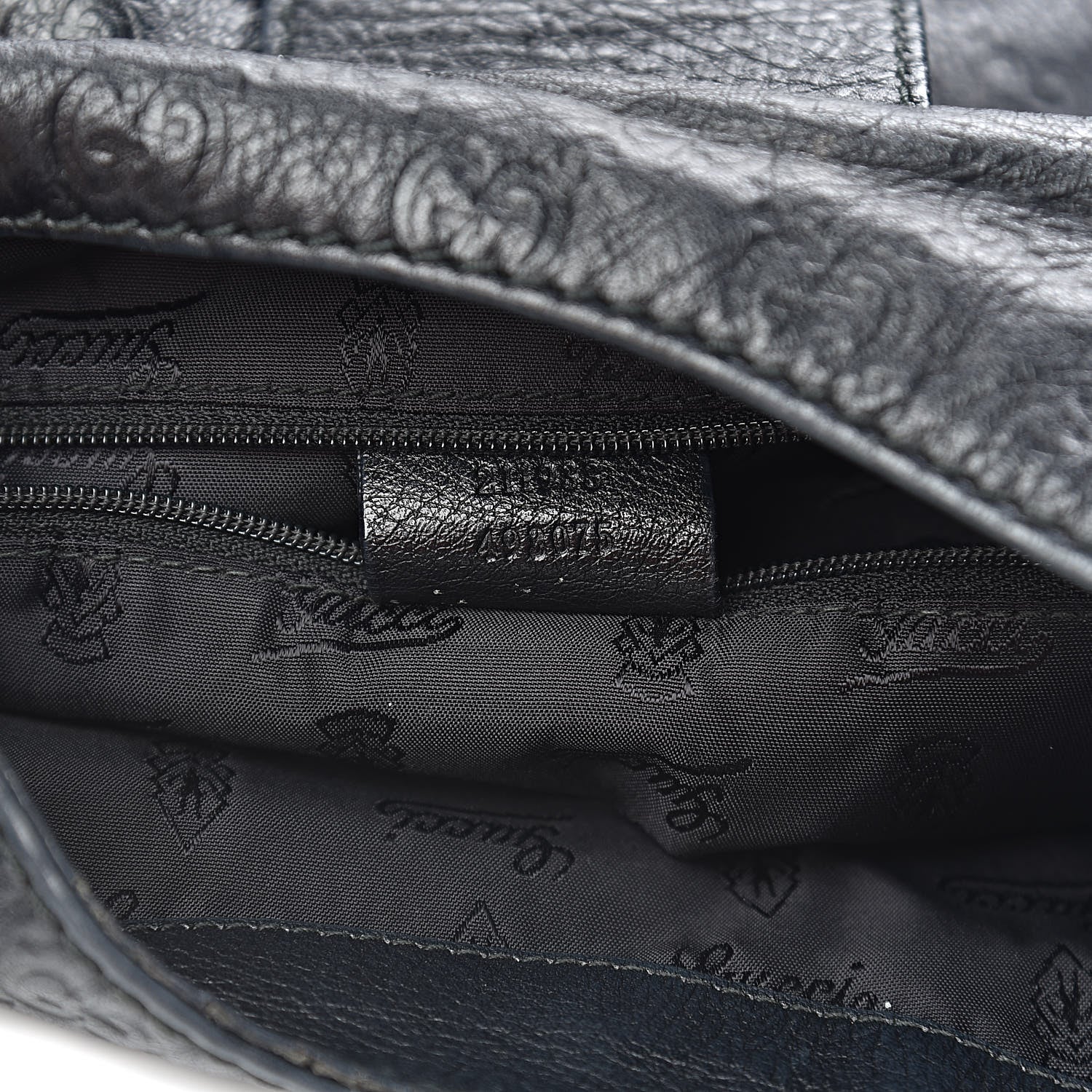 Gucci Guccissima Large New Ladies Web Hobo Black 7 of 13