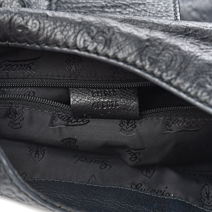 Gucci Guccissima Large New Ladies Web Hobo Black 7 of 13