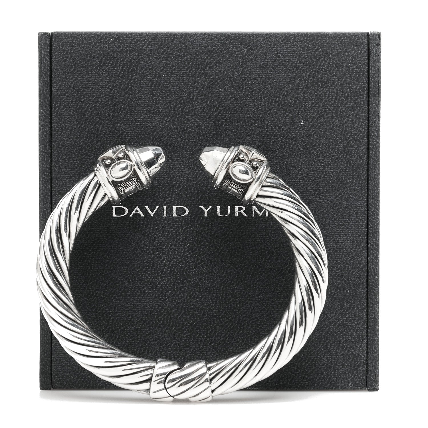 David Yurman Sterling Silver 9mm Renaissance Cable Bracelet 4 of 4