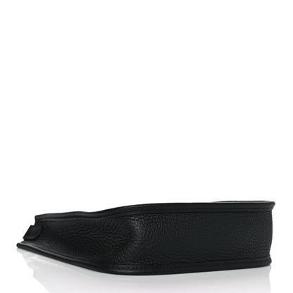 Hermes Taurillon Clemence Evelyne TPM Black 4 of 9
