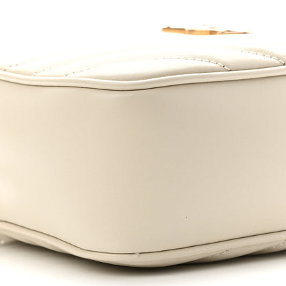 Saint Laurent Calfskin Matelasse Monogram Lou Camera Bag Crema Soft 9 of 10