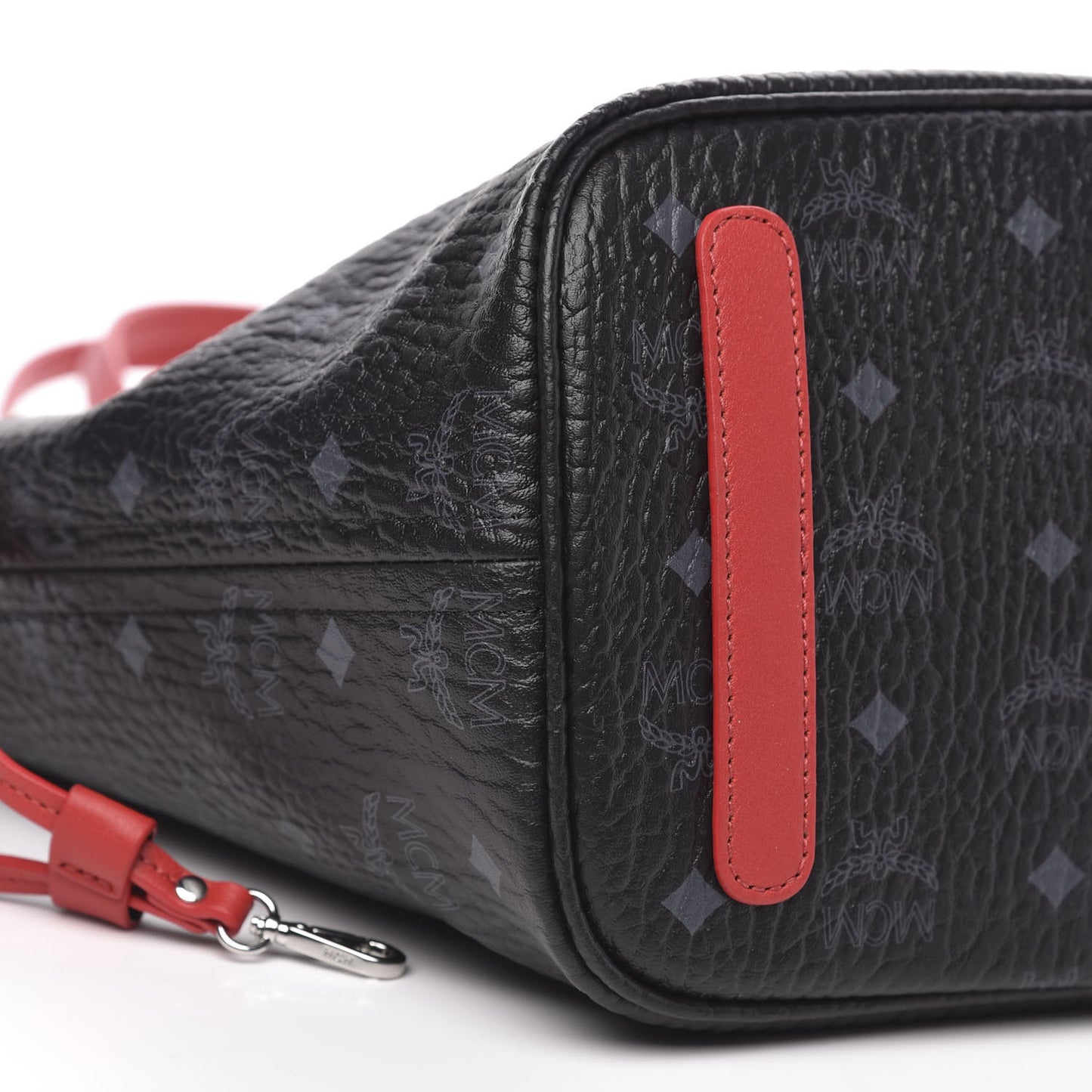 Visetos Medium Liz Reversible Shopper Tote Black Red