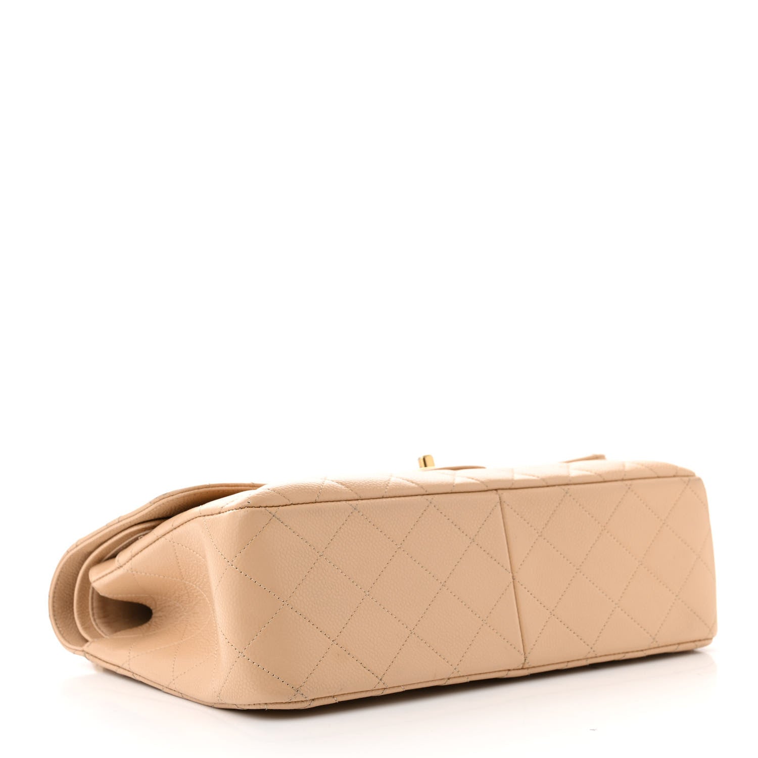 Chanel Caviar Quilted Jumbo Double Flap Beige Clair 4 of 13