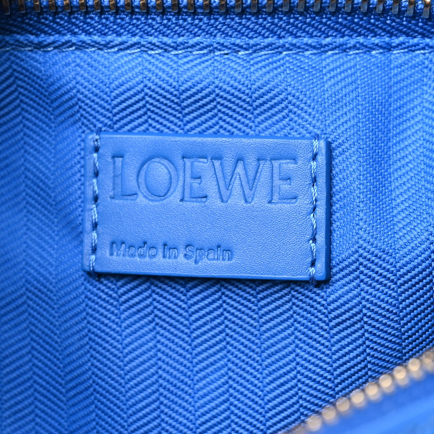 Satin Calfskin Small Puzzle Bag Scuba Blue