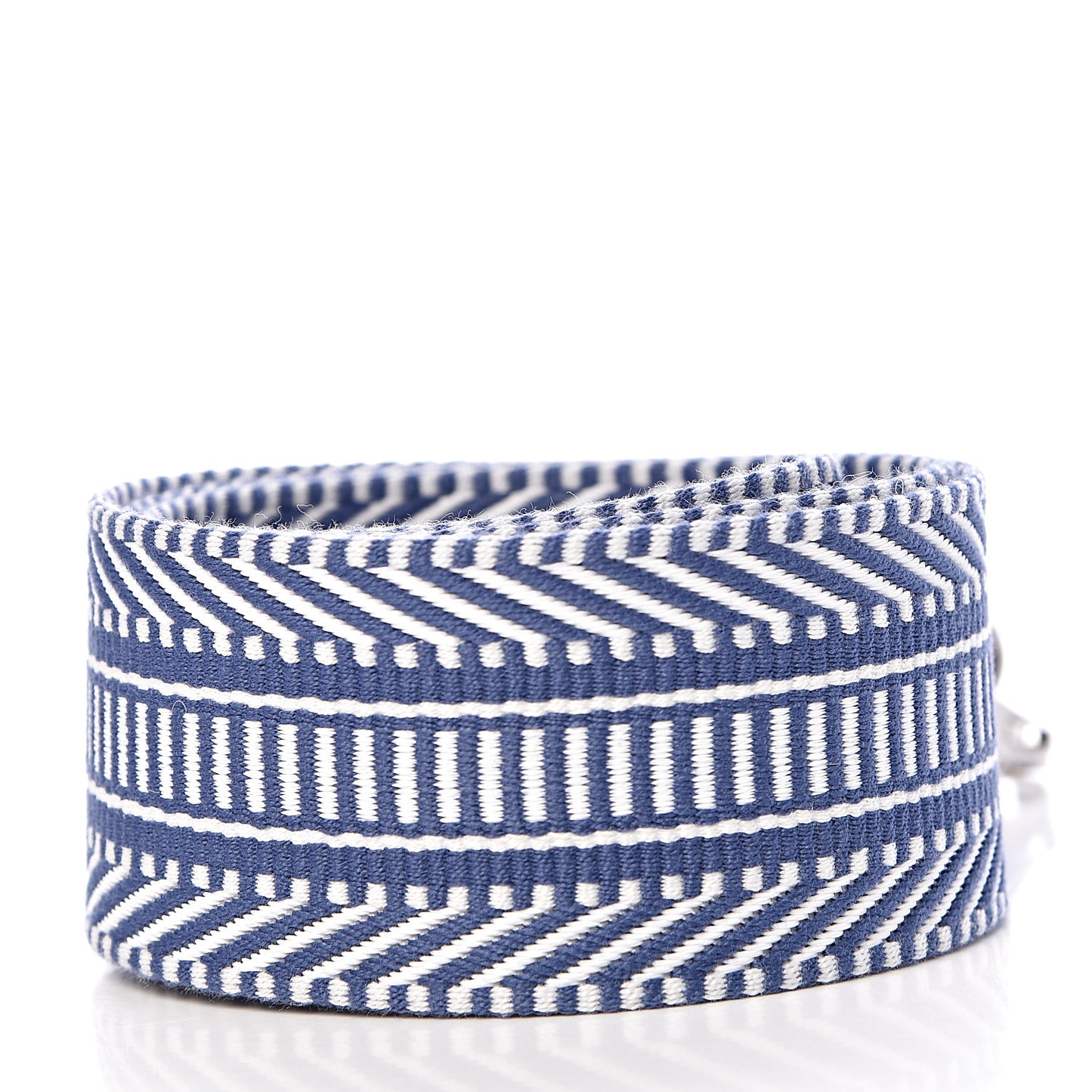Toile Swift 50mm Sangle Cavale Shoulder Strap Ecru Bleu Brighton Gold