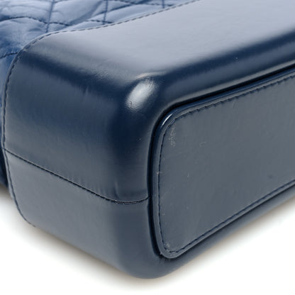 Chanel Aged Calfskin Quilted Medium Gabrielle Hobo Blue 9 of 10