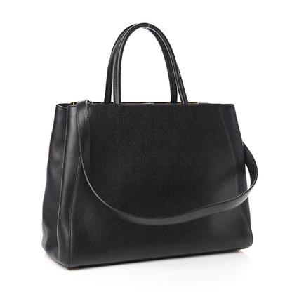 Fendi Vitello Elite Regular 2Jours Tote Black 3 of 12