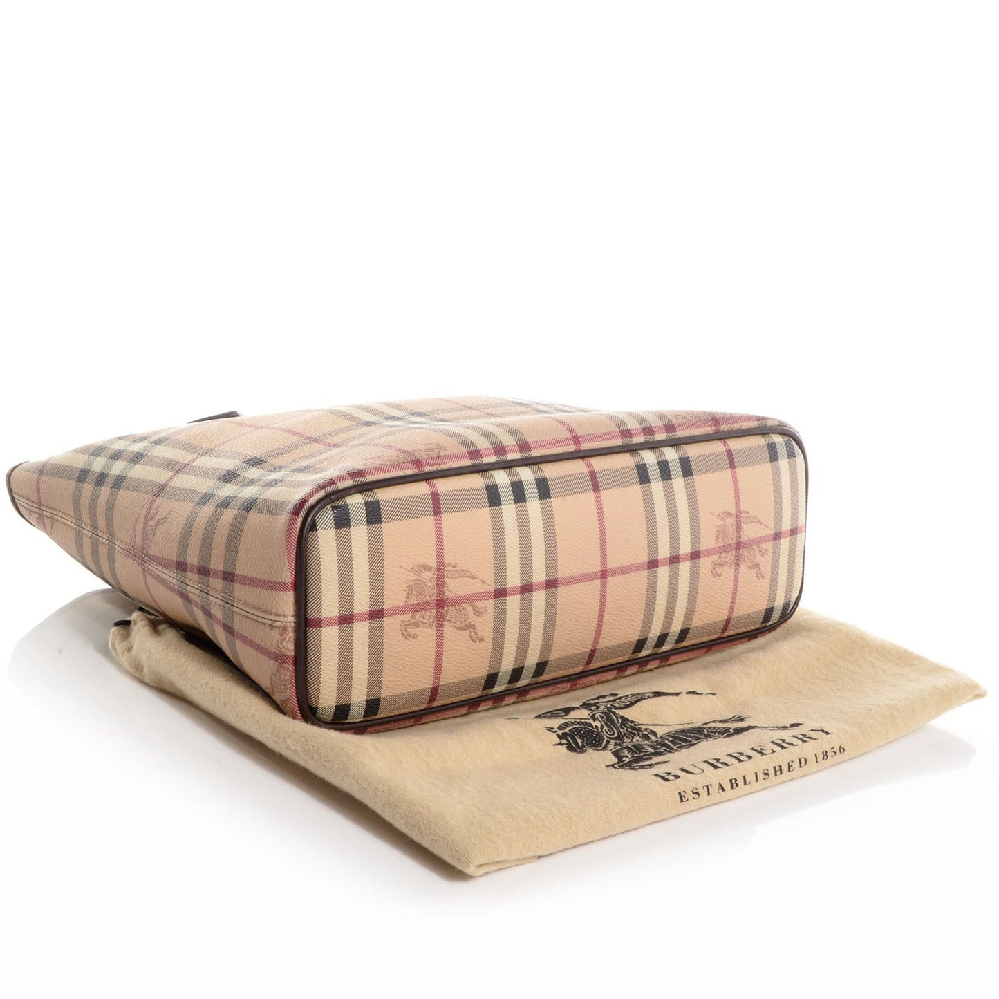 Haymarket Check Small Tote Chocolate