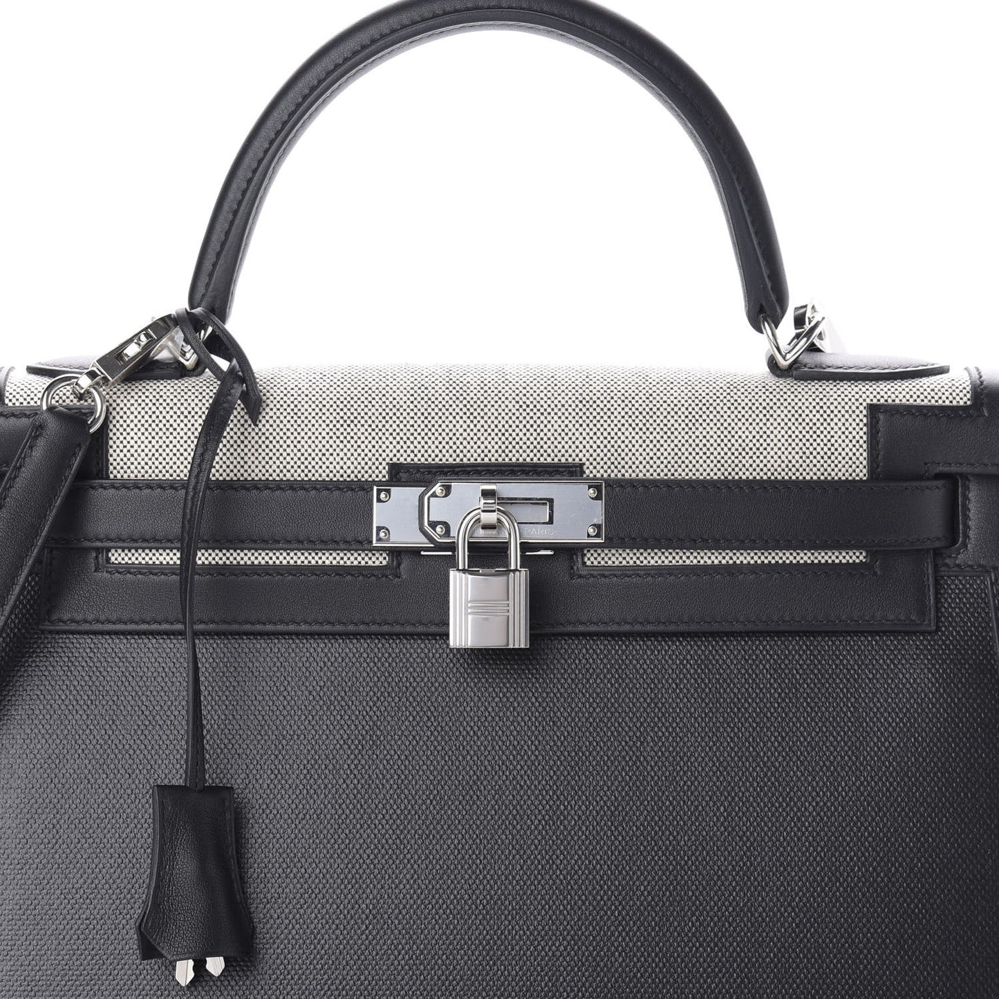 Berline Toile Swift Kelly Sellier 32 Black Ecru