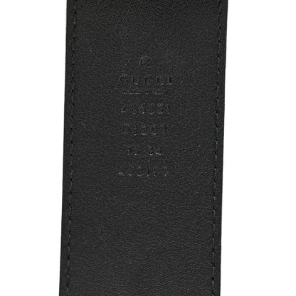 Gucci Textured Calfskin Double G 40mm Belt 85 34 Black 3 of 5