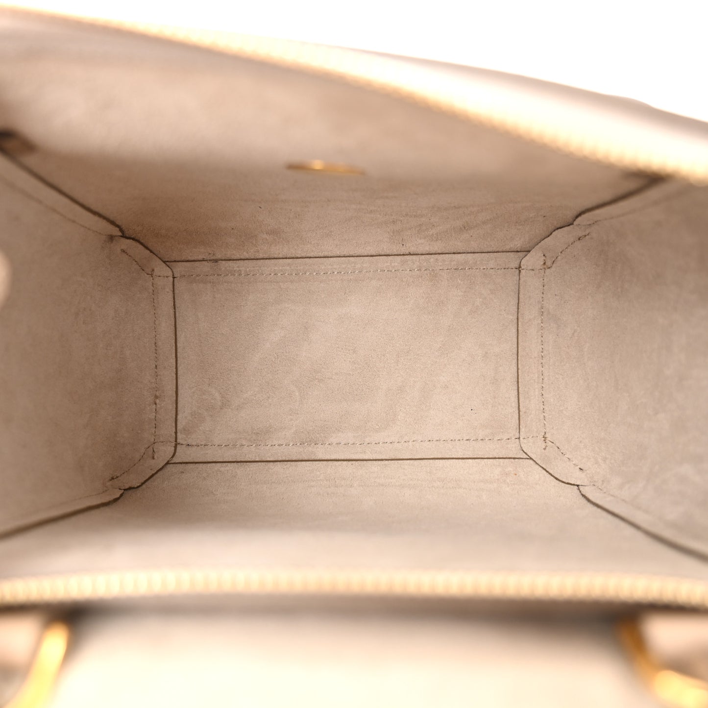 Grained Calfskin Nano Belt Bag Light Taupe