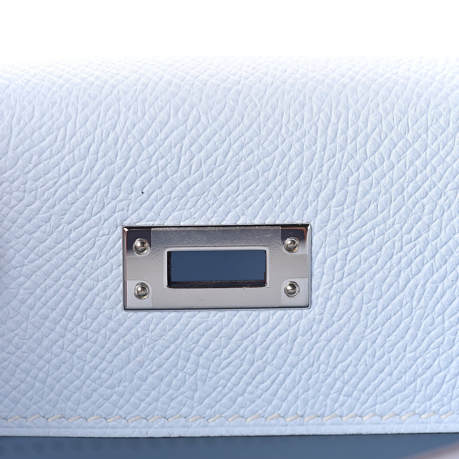 Hermes Epsom Kelly Sellier 25 Bleu Brume 13 of 32