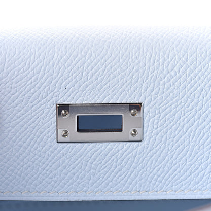 Hermes Epsom Kelly Sellier 25 Bleu Brume 13 of 32