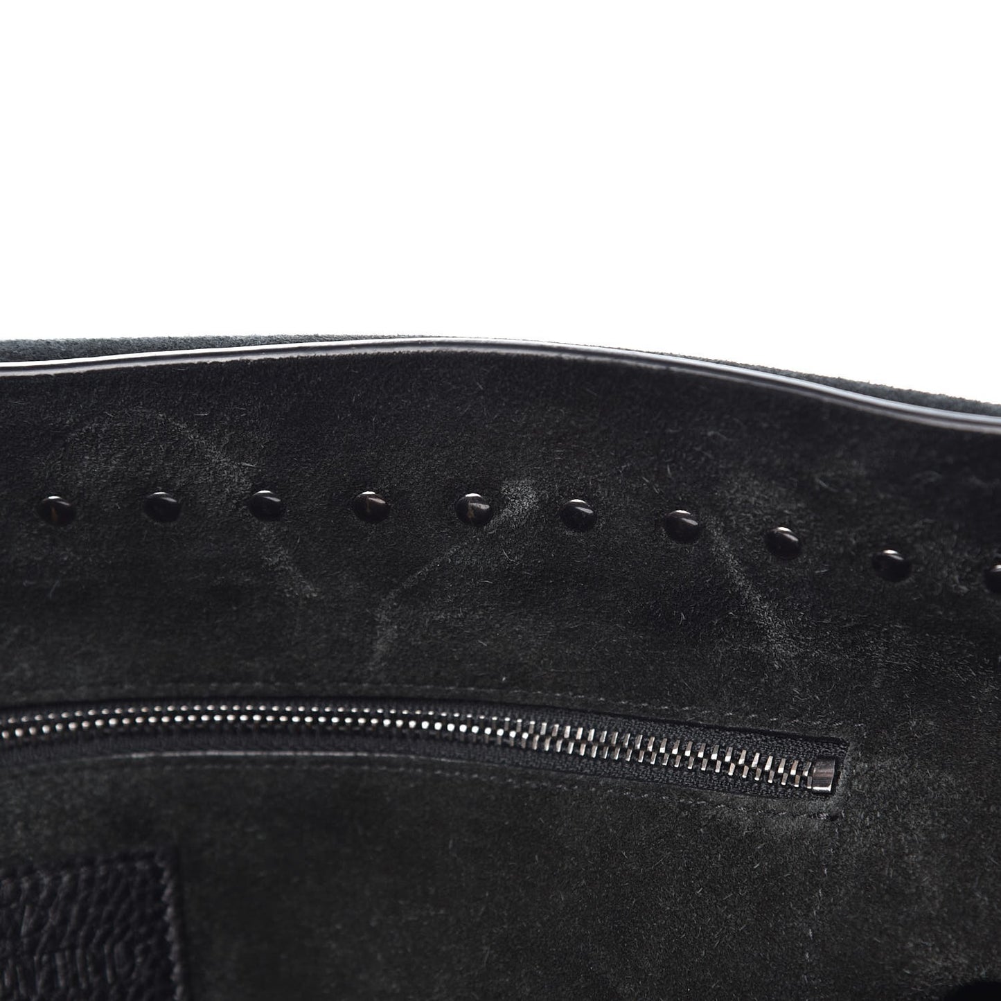 Alce Printed Calfskin Rockstud Messenger Black