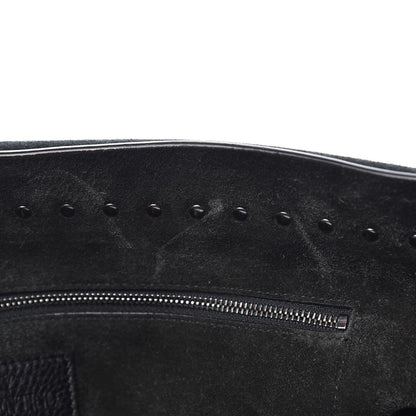 Valentino Garavani Alce Printed Calfskin Rockstud Messenger Black 7 of 8