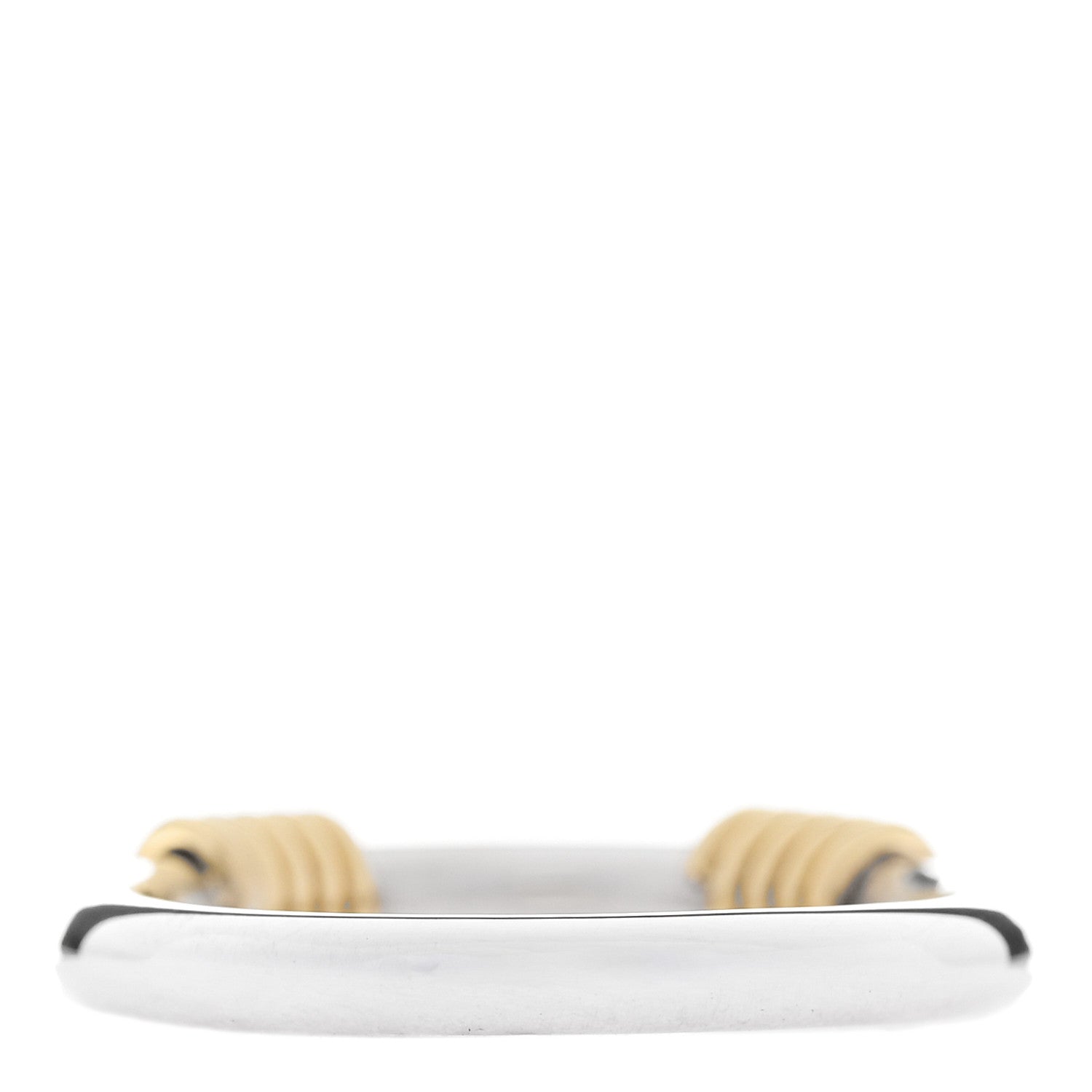 Tiffany Sterling Silver 18K Yellow Gold Coil Band Ring 49 4.75 3 of 4