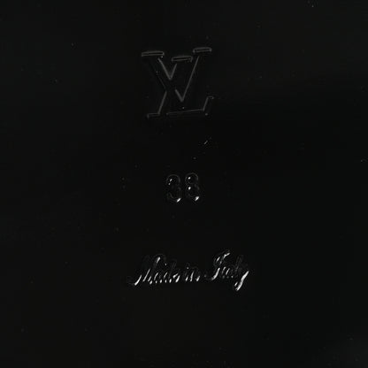 Louis Vuitton Monogram Calfskin Academy Loafers 38 Black 7 of 9