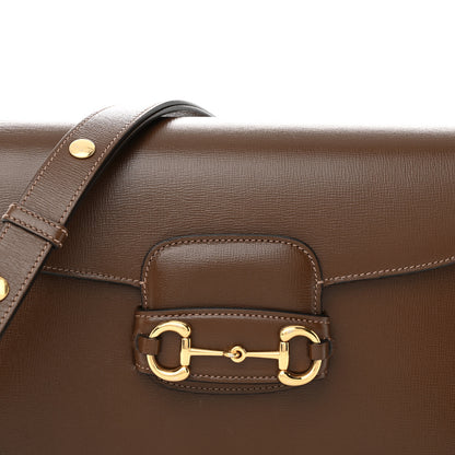 Gucci Azalea Calfskin Horsebit 1955 Shoulder Bag Brown Sugar 9 of 21