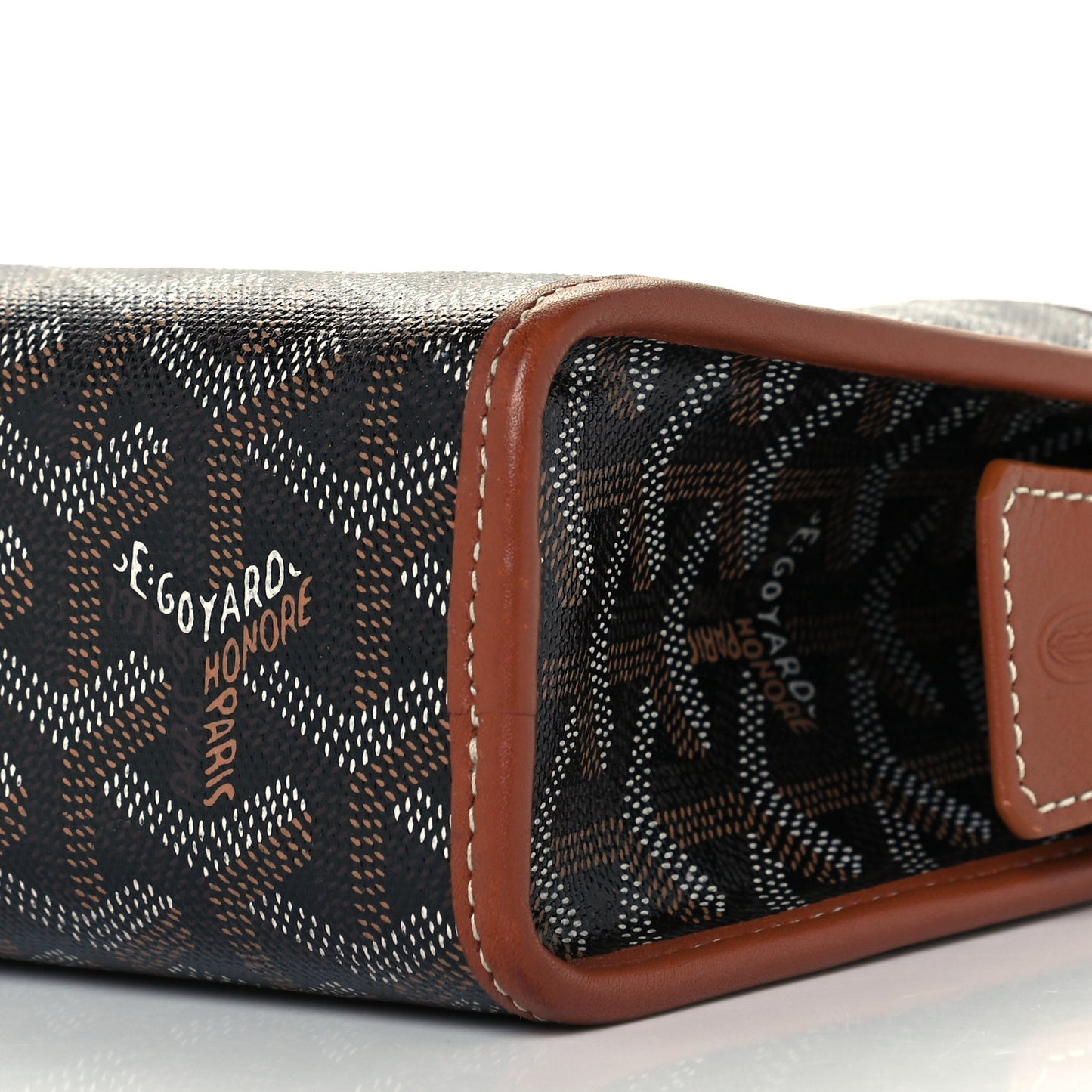 Goyardine Jouvence MM Toiletry Pouch Black Gold
