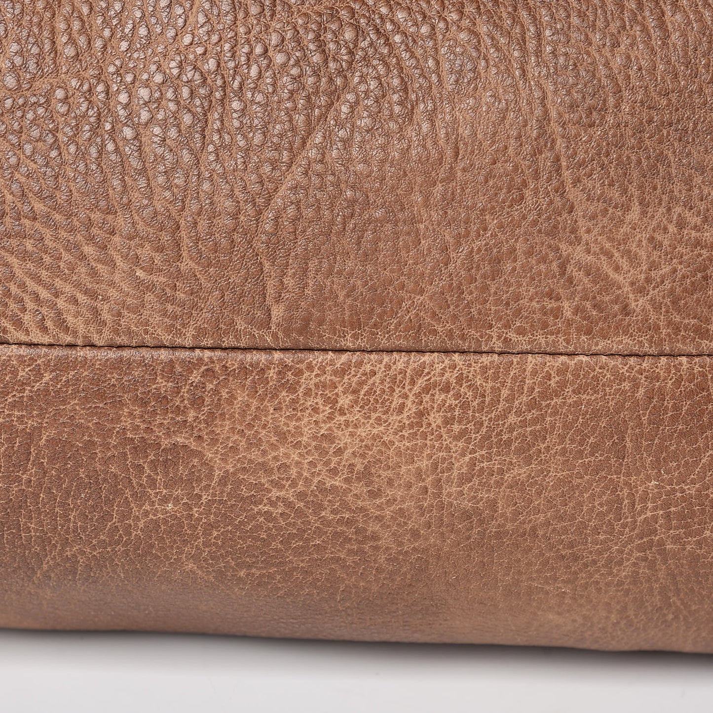 Calfskin Medium Bamboo Bar Shoulder Bag Light Brown