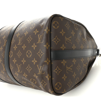 Louis Vuitton Monogram Macassar Keepall Bandouliere 45 8 of 8