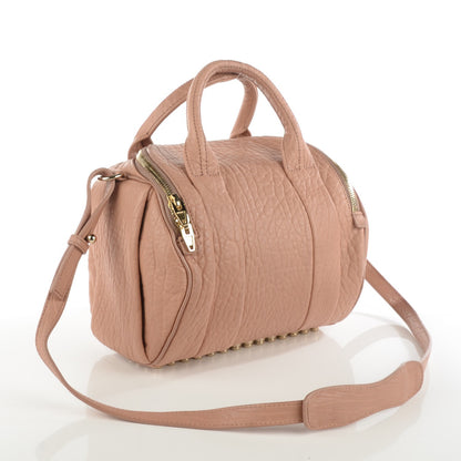 Alexander Wang Pebbled Lambskin Rockie Blush Pale Gold Hardware 3 of 8