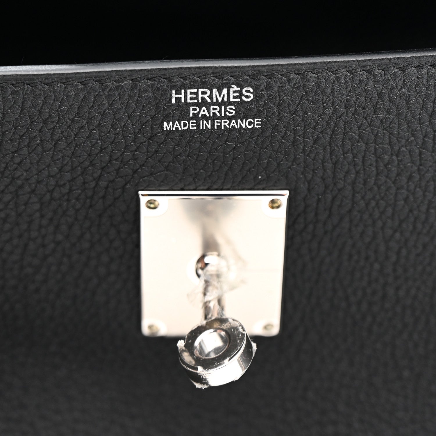 Hermes Togo Maxi Kelly Retourne 42 Black 7 of 12