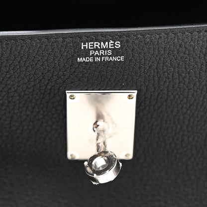 Hermes Togo Maxi Kelly Retourne 42 Black 7 of 12