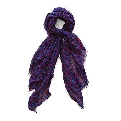 Louis Vuitton Cashmere Silk Leopard Etole Stole 1 of 4