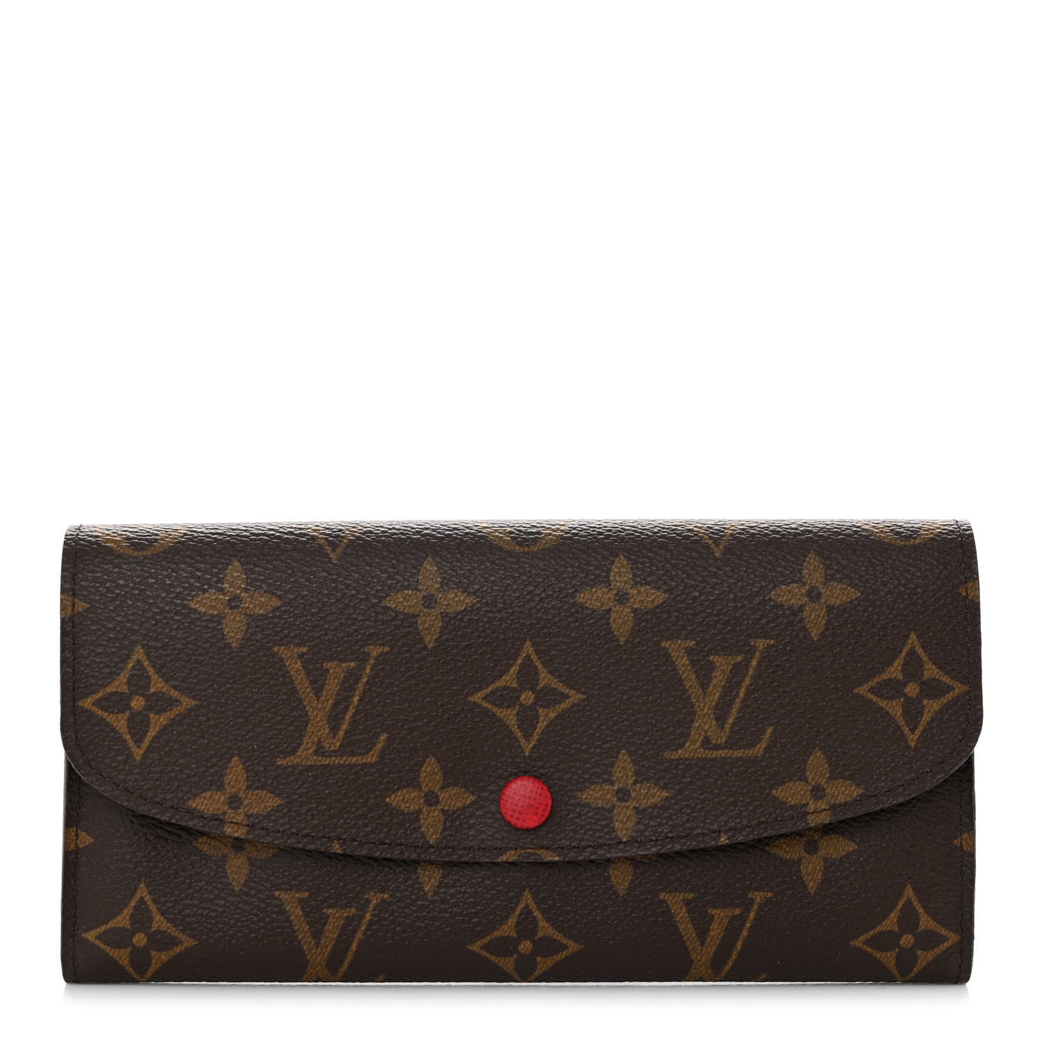 Louis Vuitton Monogram Emilie Wallet Rouge 1 of 6