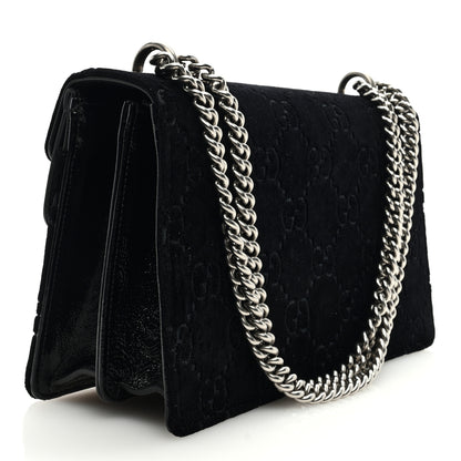 Gucci Velvet GG Monogram Small Dionysus Shoulder Bag Black 3 of 9