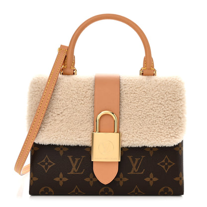 Louis Vuitton Monogram Shearling Cozygram Locky BB 1 of 9