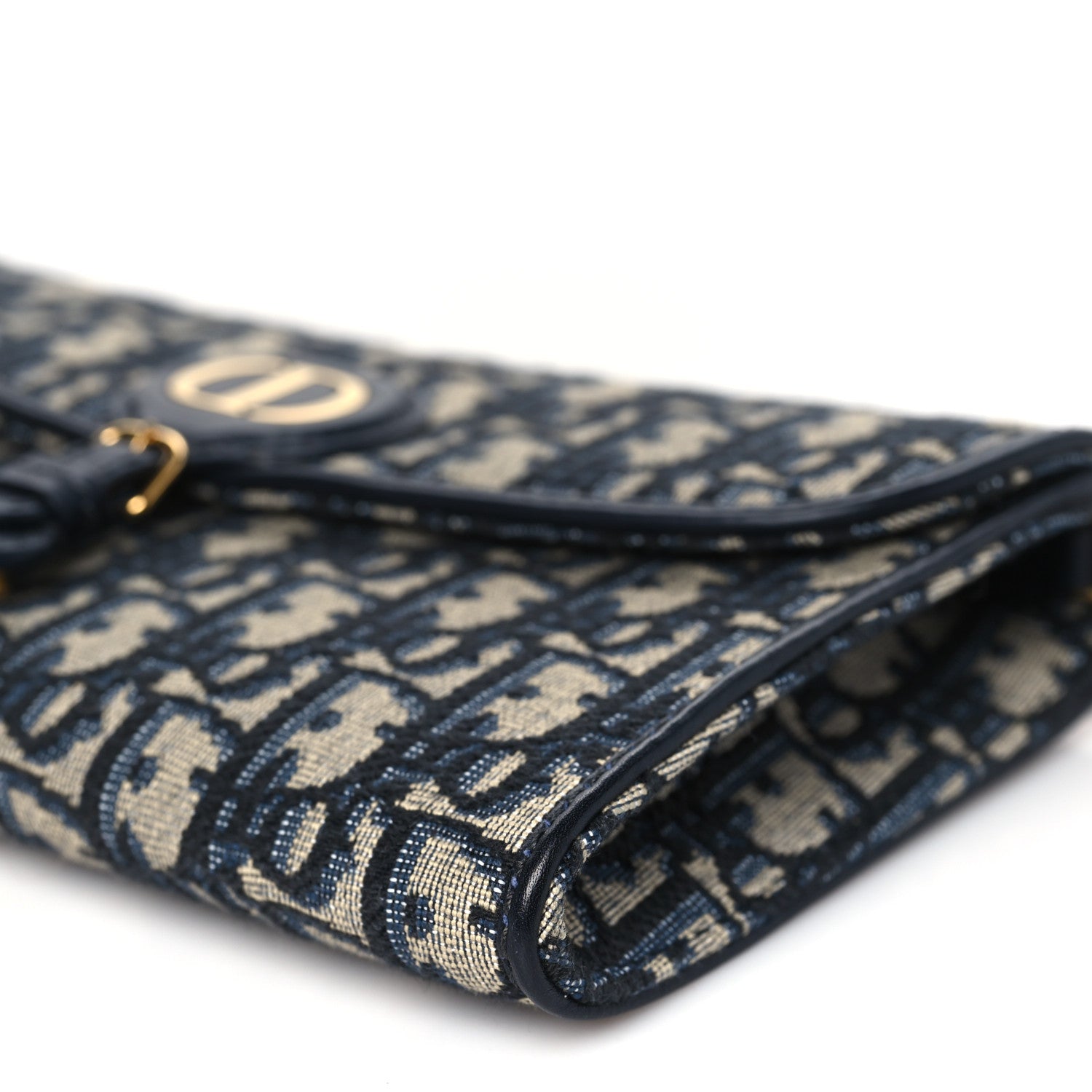 Christian Dior Oblique Bobby East West Pouch With Chain Blue 10 of 10