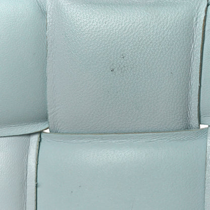 Bottega Veneta Paper Calfskin Maxi Intreccio Padded Cassette Crossbody Bag Spearmint 9 of 11