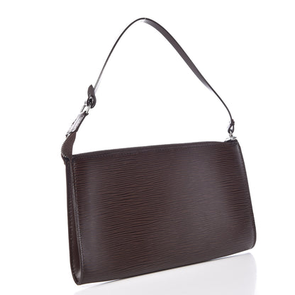 Louis Vuitton Epi Pochette Accessories 24 Moka 3 of 9