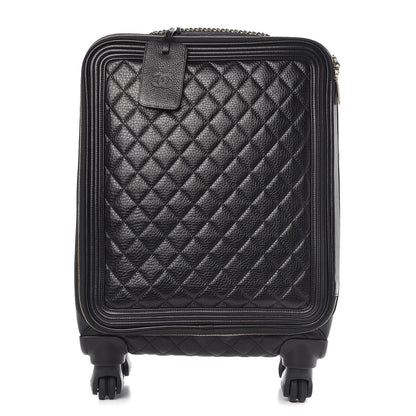 Chanel Calfskin Quilted Coco Case Trolley Black 1 of 15