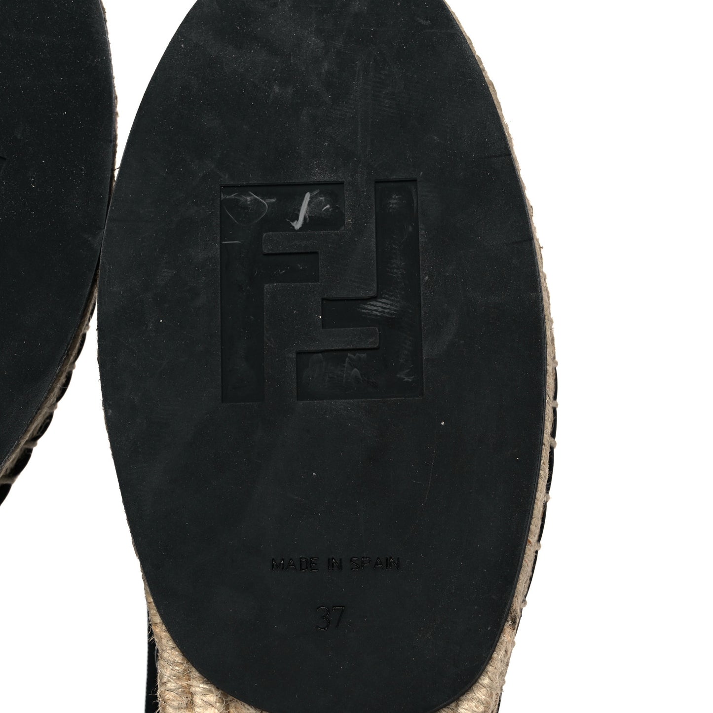 Satin Floral Print Espadrille 37 Black