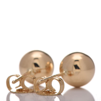 Tiffany 18K Yellow Gold 8mm HardWear Ball Earrings 3 of 5