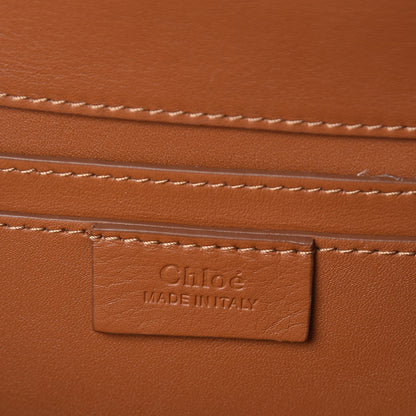 Chloe Calfskin Suede Small Roy Bag Caramel 8 of 11