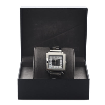 Fendi Stainless Steel Mother of Pearl 34mm Quadro Quartz Watch 6 of 6