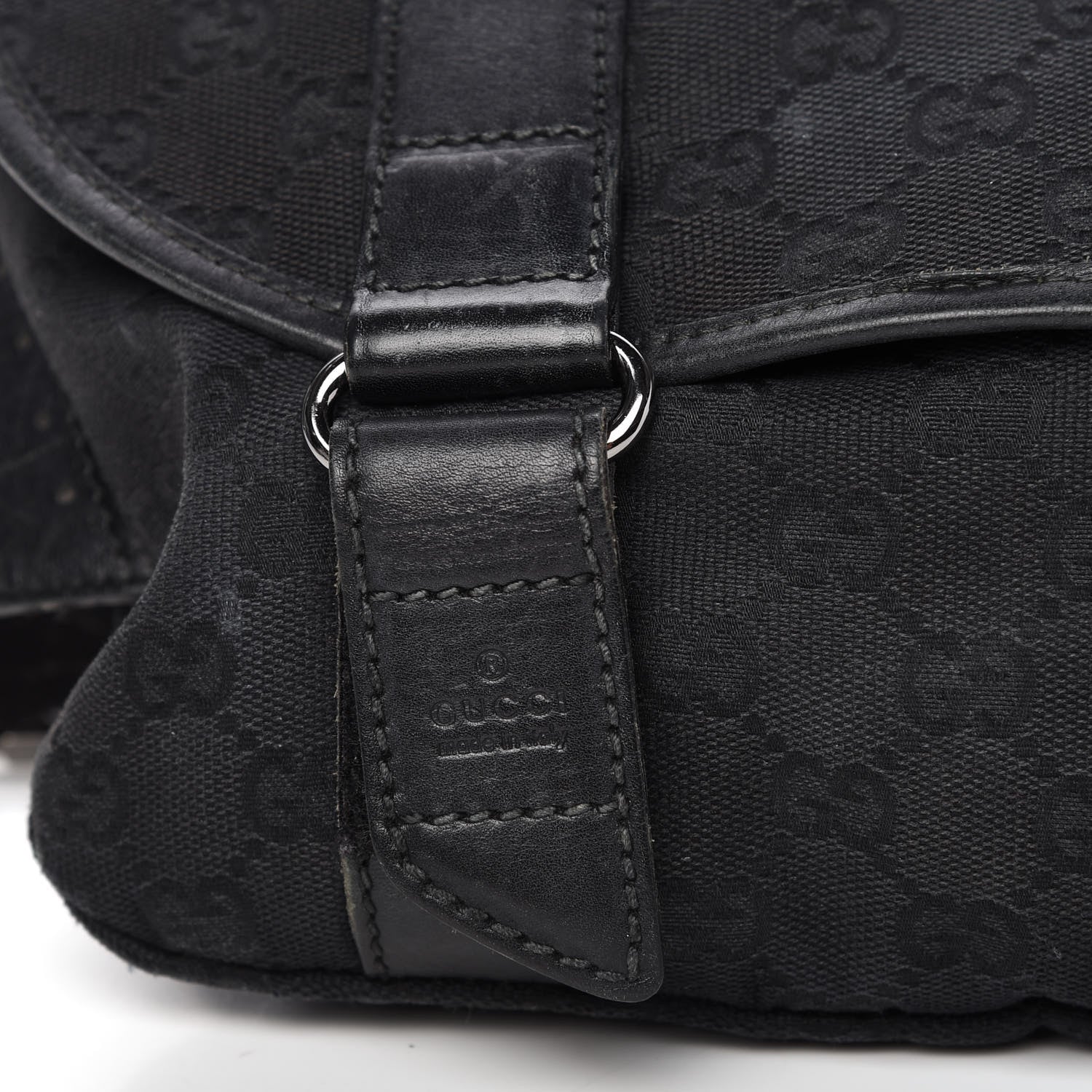 Gucci Monogram Waist Belt Bag Black 10 of 10