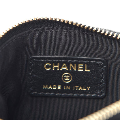 Chanel Caviar Quilted Zipped Boy Pouch Black 6 of 7