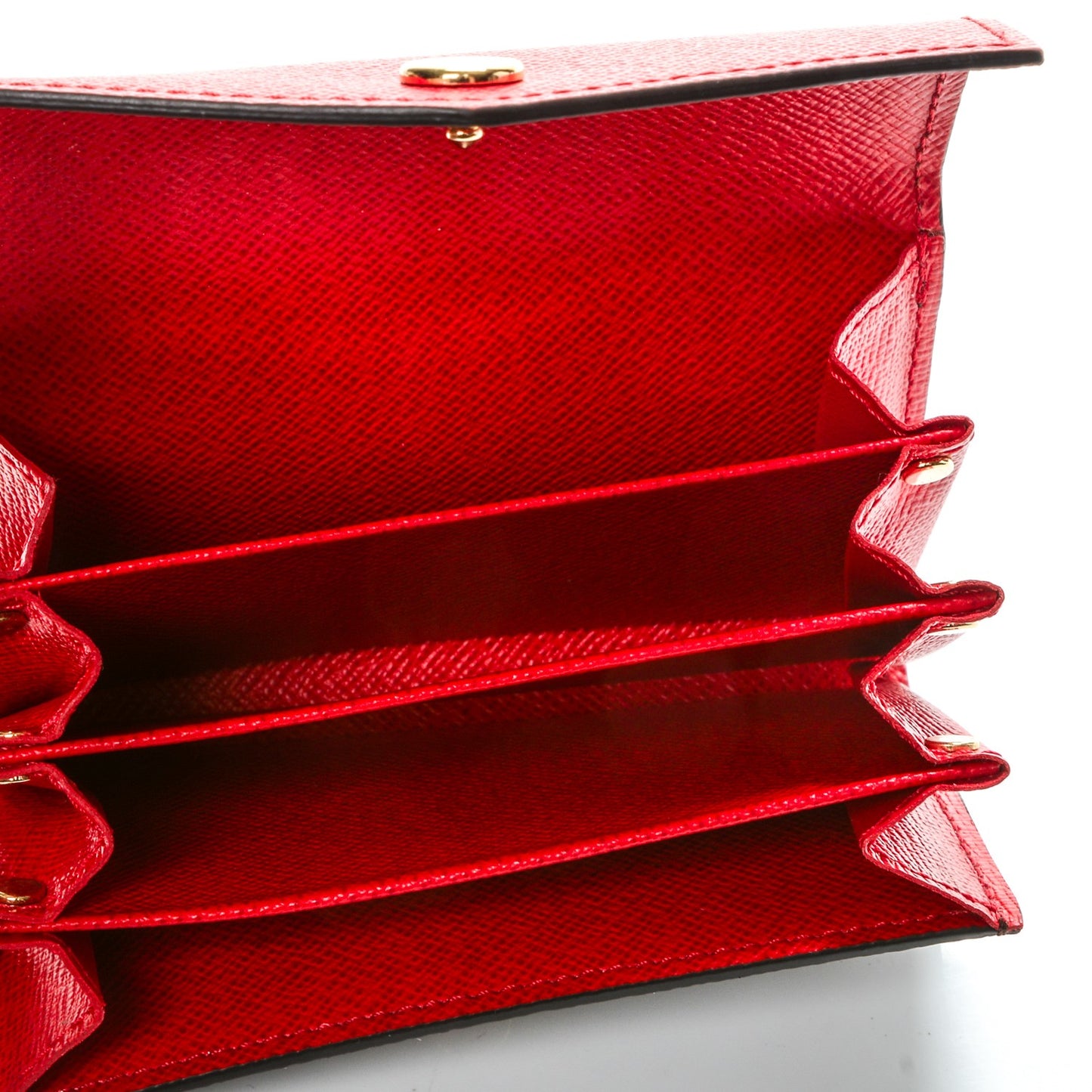 Monogram Sarah Multicartes Coquelicot