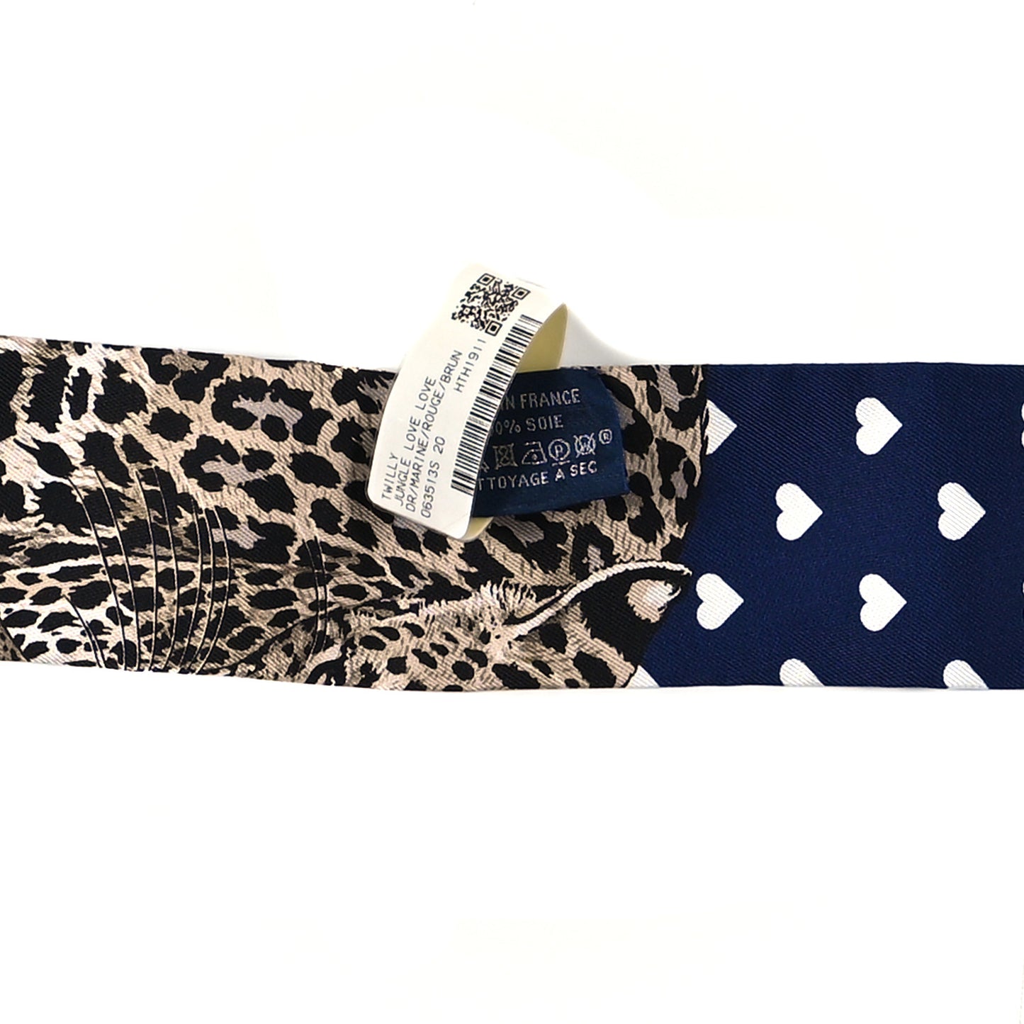 Silk Jungle Love Twilly Marine Rouge Brun
