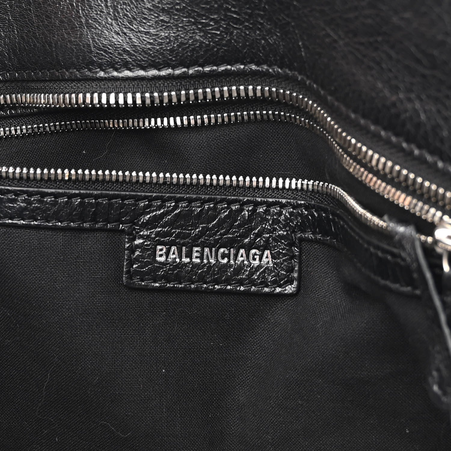 Balenciaga Agneau Arena Neo Cagole City Handbag Black 6 of 10