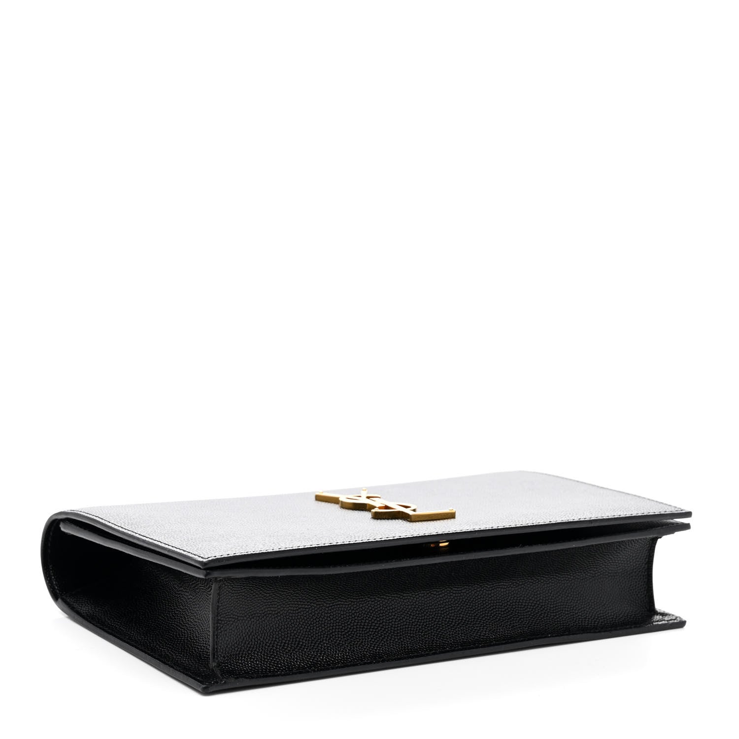 Saint Laurent Grain De Poudre Classic Monogram Kate Clutch Black 4 of 7